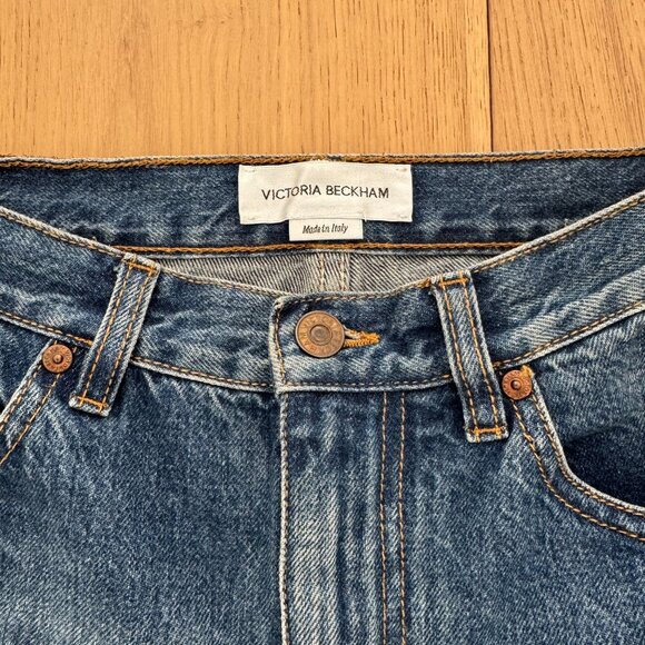 Victoria Beckham Relaxed Curved Jeans - Picture 7 of 12